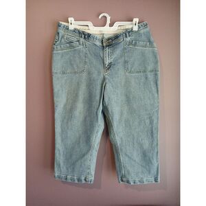 Riders Jeans Denim Capris Size‎ 20 Women 20" Inseam